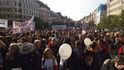 Demonstrace Proč? Proto! na pražském Václavském náměstí