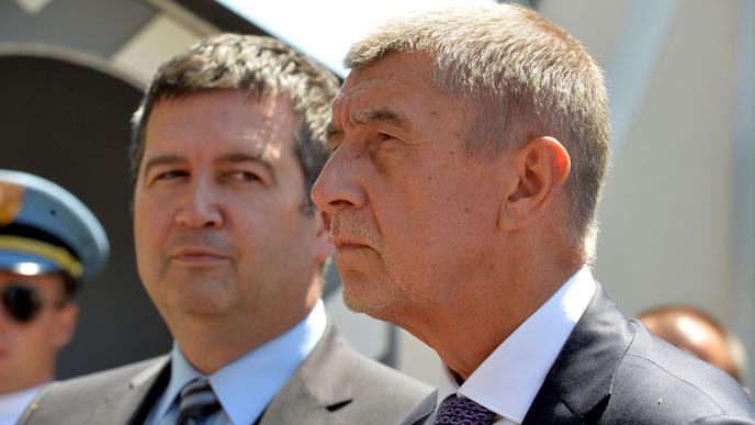 Předseda ČSSD Jan Hamáček a premiér Andrej Babiš