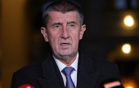 Šéf ANO Andrej Babiš po jednání s prezidentem Milošem Zemanem na Hradě