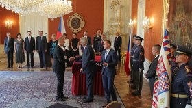 Prezident Miloš Zeman jmenoval Andreje Babiše (ANO) podruhé premiérem (6. 6. 2018)