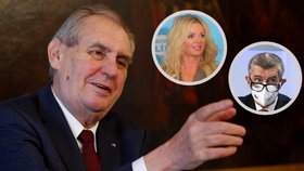 Zeman chce Babišovu kandidaturu na Hrad. Monice se ale možné stěhování nelíbí, míní dosluhující premiér