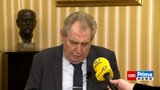 Zeman: Odcházím v klidu, míru a šťasten. Drtivé vítězství Pavla ho překvapilo, vytkl mu i chybu