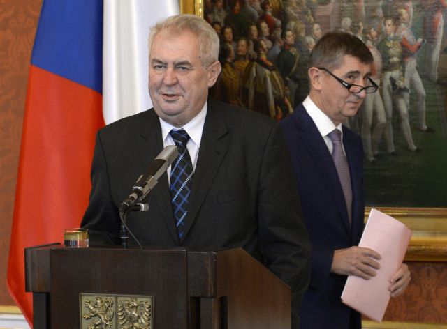 Prezident Zeman a ministr financí Babiš
