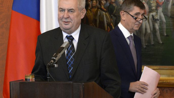 Prezident Zeman a ministr financí Babiš
