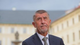 Premiér Andrej Babiš (ANO) po schůzce na Hradě (11. 7. 2019)