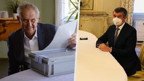 Hlava státu v pátek volila do přenosné urny. Už dříve Zeman avizoval, že jeho hlas bude patřit právě hnutí ANO. Dohodnou se Babiš a Zeman? Vypadá to, že ano.