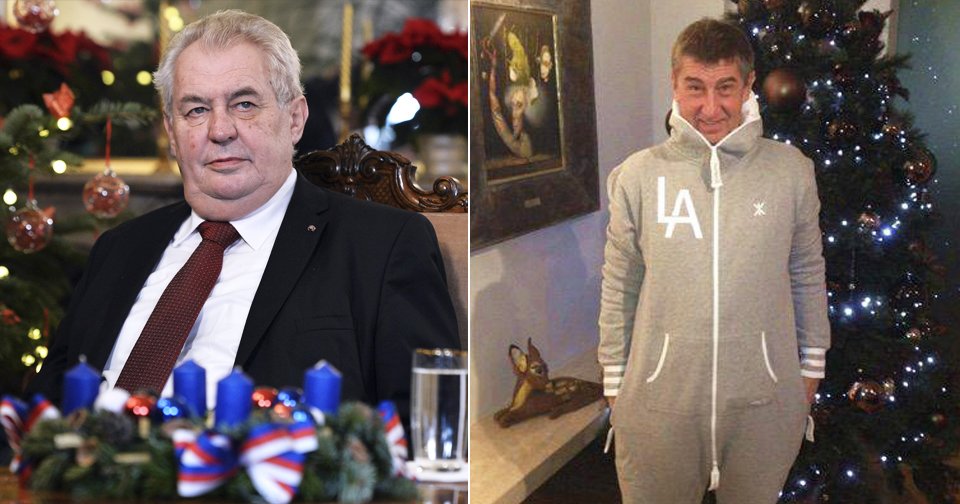 Miloš Zeman i Andrej Babiš prý za poslední rok ztloustli. Politika jim dává zabrat víc než vánoční cukroví.