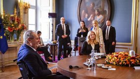 Miloš Zeman na Slovensku: Summit prezidentů V4 s Dudou, Novákovou a Čaputovou (11.10.2022)