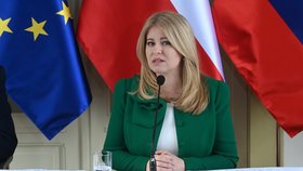 Tisková konference v Grand hotelu Kempinski, druhý den návštěvy prezidenta Miloše Zemana na Slovensku. (7. 2. 2023)