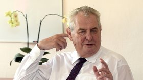 Miloš Zeman se během debaty s dětmi přiznal, že by na Hrad podpořil Pavla Rychetského.