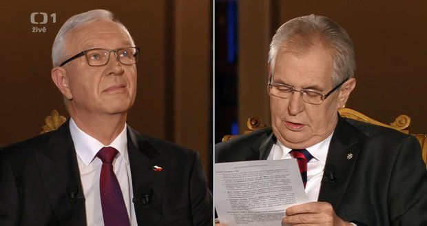 Zeman nasadil brýle a řekl 14 nepravd, tvrdí analytici. Drahoš jen tři