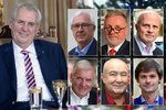 Prezident Miloš Zeman si drží proti osmi vyzyvatelům stále pevnou pozici.