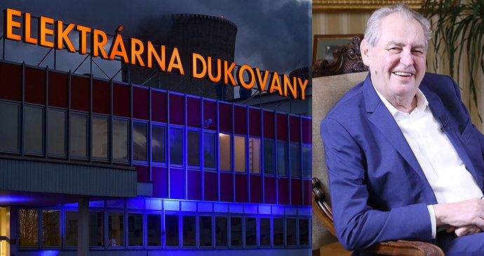 Zeman promluvil o tlacích na dostavbu Dukovan. „Zase se to opozdí,“ lituje zakázky