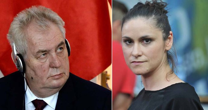 Prezident Zeman se opřel do Lenky Dusilové. Ta ho kritizovala za podlézání Číně.
