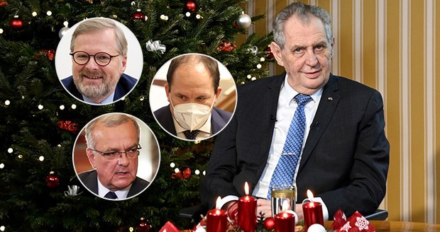 Zeman v poselství přejmenoval covid. Fiala chválí, Kalousek zmínil strašení, Bartoš dezinformace