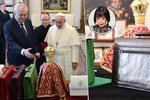 Co si Františka myslí o Zemanově daru papežovi?