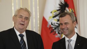 Rakušana Norberta Hofera přijal na Pražském hradě již i prezident Miloš Zeman.