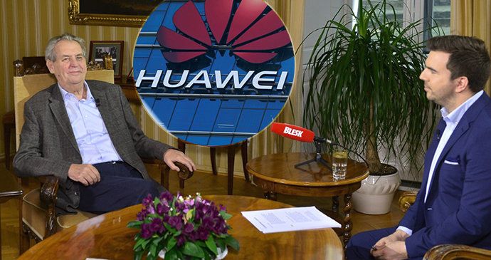 Prezident Miloš Zeman se chce kvůli varování Národního úřadu pro kibernetickou bezpečnosti před zařízeními firmy Huawei s šéfem této společnosti. Problém chce řešit také při své dubnové návštěvě Číny.