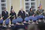 Miloš Zeman při své inauguraci v roce 2013