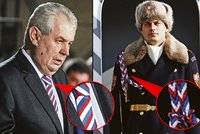 Ostuda prezidenta Zemana při inauguraci: Oblékl kravatu s trikolorou, ale ruskou!