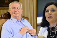 Jourová si rýpla do Zemana: Taková žena na Hradě je úplně mimo naší fantazii