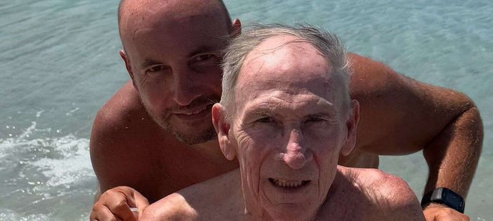 Zdeněk Zeman se svým synem Karlem.