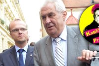 Žádné placky s Karlem, žádné nejapné dotazy! Přikázali studentům před návštěvou Zemana