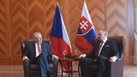 Český prezident Miloš Zeman se ve Vysokých Tatrách sešel se svým slovenským protějškem Andrejem Kiskou.