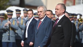 Český prezident Miloš Zeman se ve Vysokých Tatrách sešel se svým slovenským protějškem Andrejem Kiskou