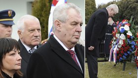 Miloše Zemana výjimečně doprovodila i budoucí první dáma