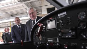 Prezident Zeman v leteckém závodu Jihlavan Aeroplanes