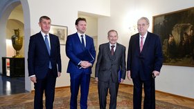Koordinační schůzka ústavních činitelů na Pražském hradě k zahraniční politice