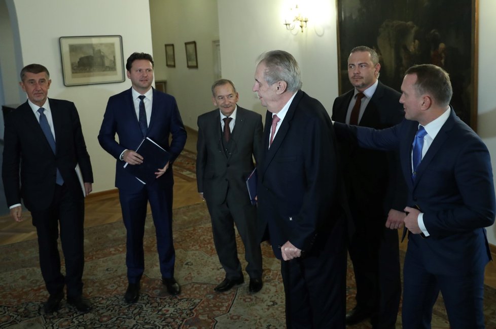 Koordinační schůzka ústavních činitelů na Pražském hradě