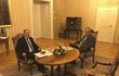 Prezident Zeman přijal na zámku v Lánech na jeho žádost předsedu KDU-ČSL Marka Výborného 