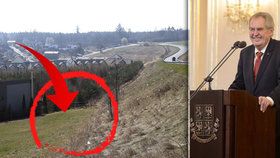 Prezident Miloš Zeman se raduje. Stavba jeho bungalovu v Lánech už má povolení. (20. 2. 2020)