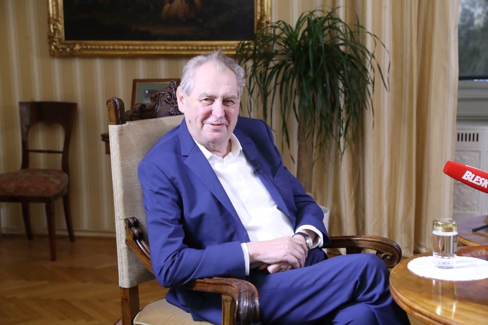 S prezidentem v Lánech: Miloš Zeman (11. 4. 2021)