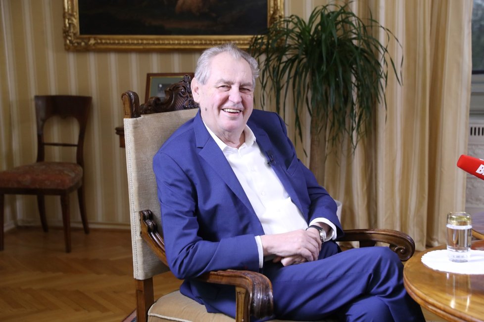 S prezidentem v Lánech: Miloš Zeman (11. 4. 2021)