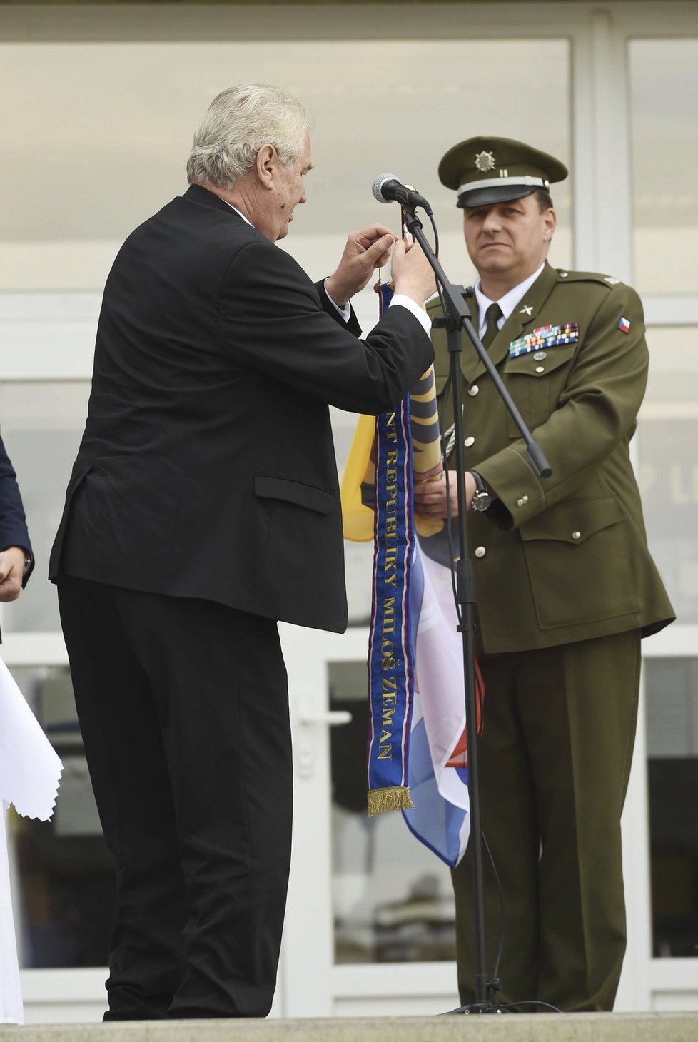 Prezident Miloš Zeman navštívil Libavou 19. května při výjezdu do Olomouckého kraje.