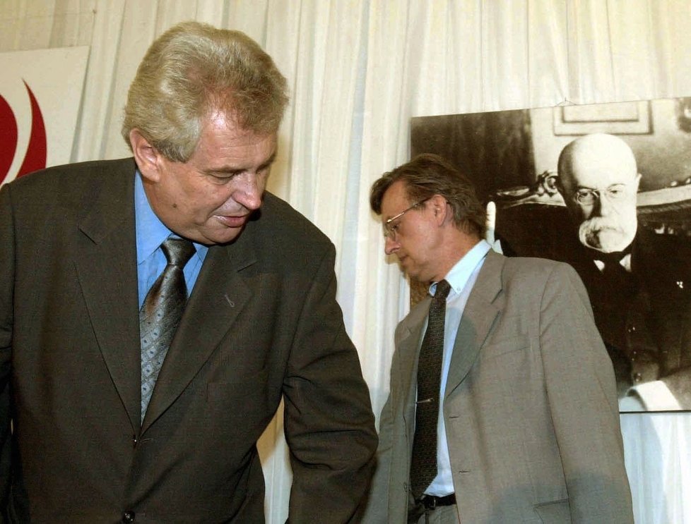 Eduard Zeman a Miloš Zeman