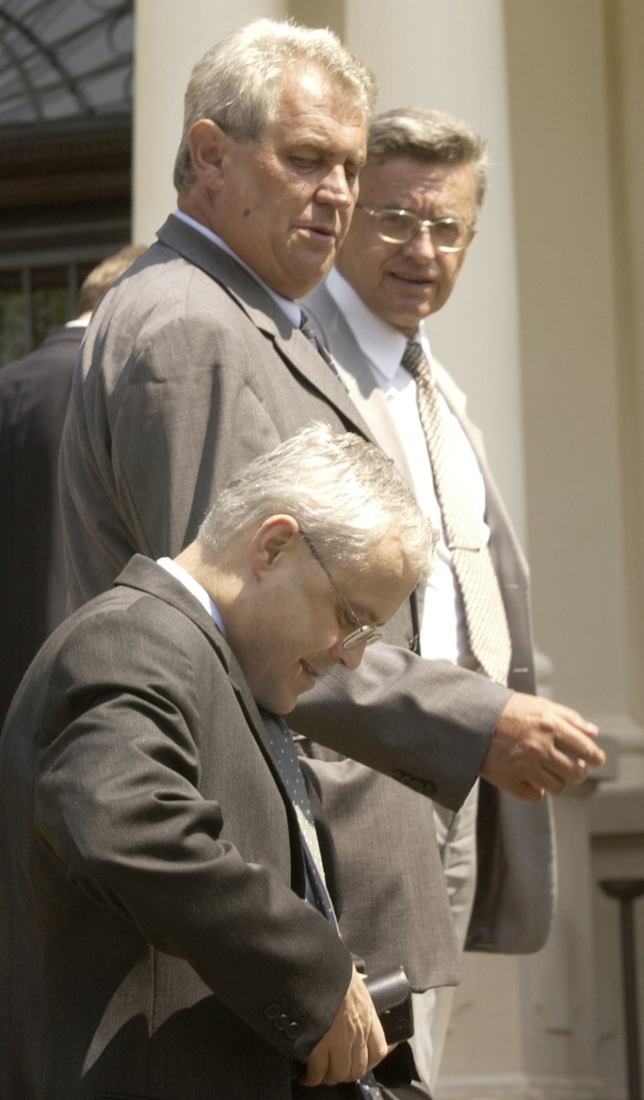 Miloš Zeman, Eduard Zeman a Vladimír Špidla