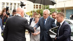 Miloš Zeman na návštěvě v Ústí nad Labem