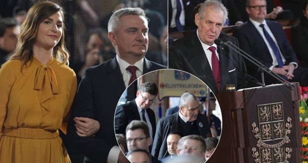 Zeman na inauguraci útočil na Bakalu a média. Pochvaloval si cesty do krajů