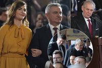 Zeman na inauguraci útočil na Bakalu a média. Pochvaloval si cesty do krajů