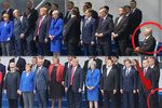 Focení lídrů NATO před summitem v Bruselu.