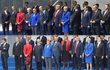 Focení lídrů NATO přes summitem v Bruselu.