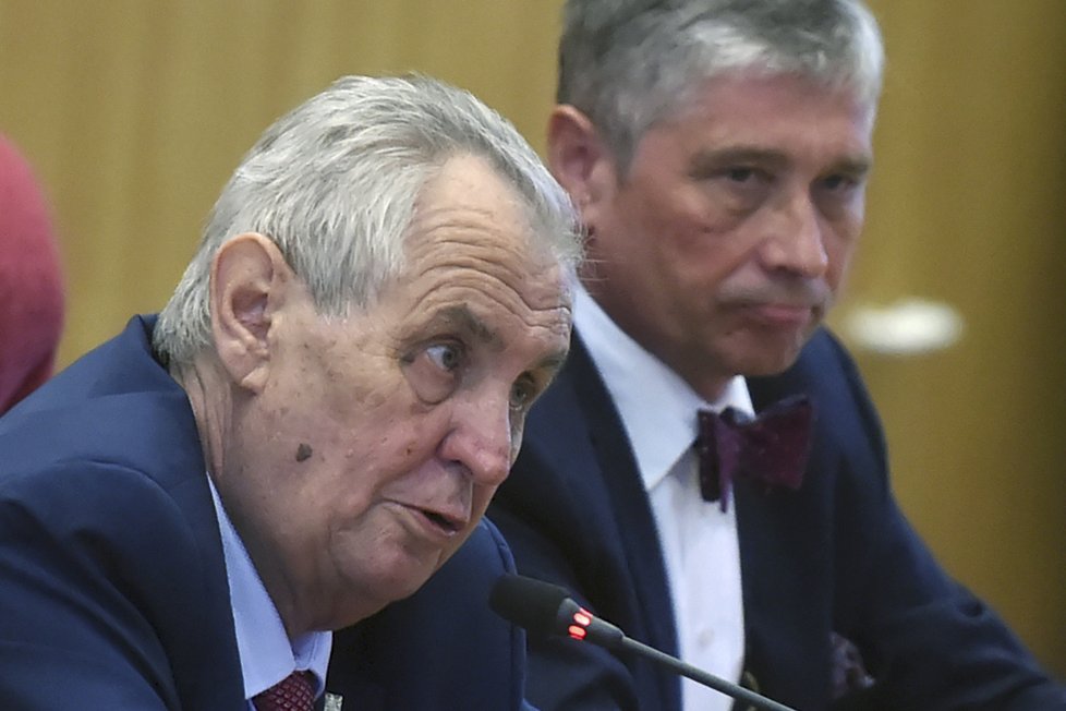 Prezident republiky Miloš Zeman