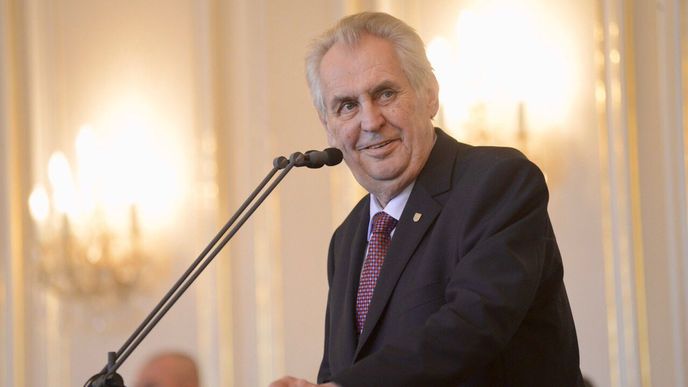Prezident Miloš Zeman na sjezdu Strany práv občanů