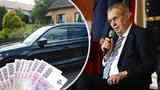 Co čeká Zemana po odchodu z Hradu: Renta i auto s řidičem! Je 100 tisíc korun měsíčně málo?