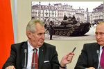 Miloš Zeman odsoudil článek o okupaci. „Šílenec s vylízaným mozkem,“ říká o jeho autorovi