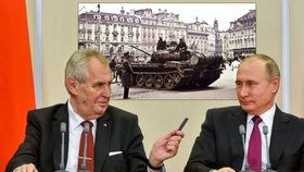 Miloš Zeman odsoudil článek o okupaci. „Šílenec s vylízaným mozkem,“ říká o jeho autorovi